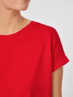 Shirts & Tops * Armedangels Daen-Bauwohirt Rot