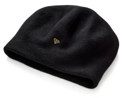 Mützen * Diefenthal 1905 Damen-Beanie Schurwolle Schwarz