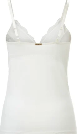 Wäsche * Comazo Damen-BH-Hemd mit Spitze Creme