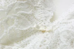 Wäsche * Comazo Damen-BH-Hemd mit Spitze Creme