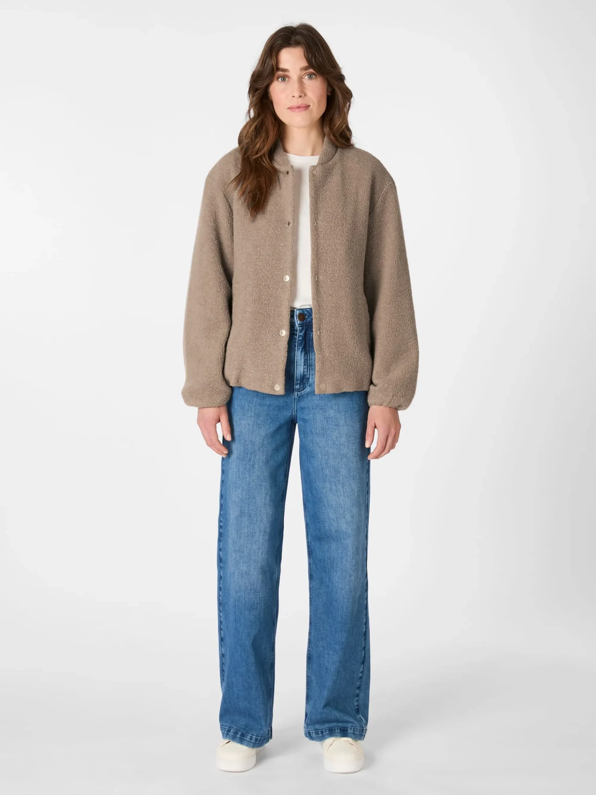 Jacken * LangerChen Damenbouon Taupe