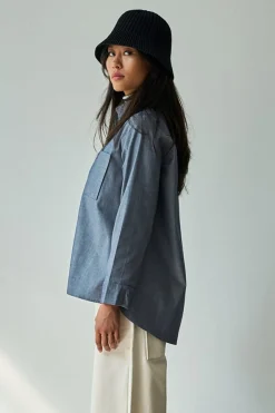 Blusen * Christiane Strobel Daenbue Chabray Mittelblau