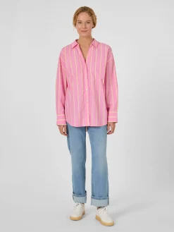 Blusen * LANIUS Damenbluse gestreift Rosa
