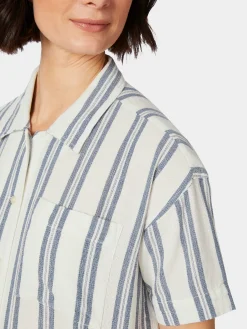 Blusen * Knowledge Cotton Apparel Daenbuse Kurzar