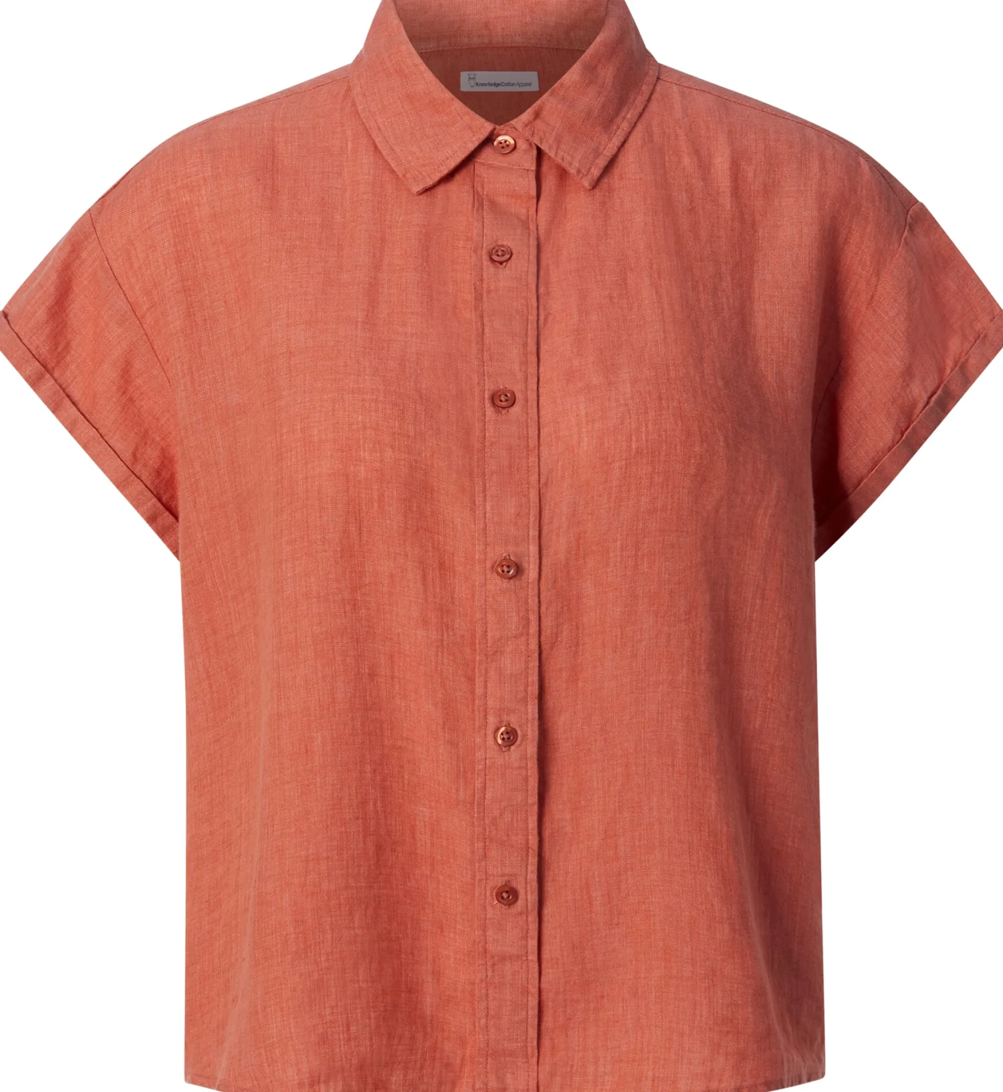 Blusen * Knowledge Cotton Apparel Daenbue Kurzar Orange