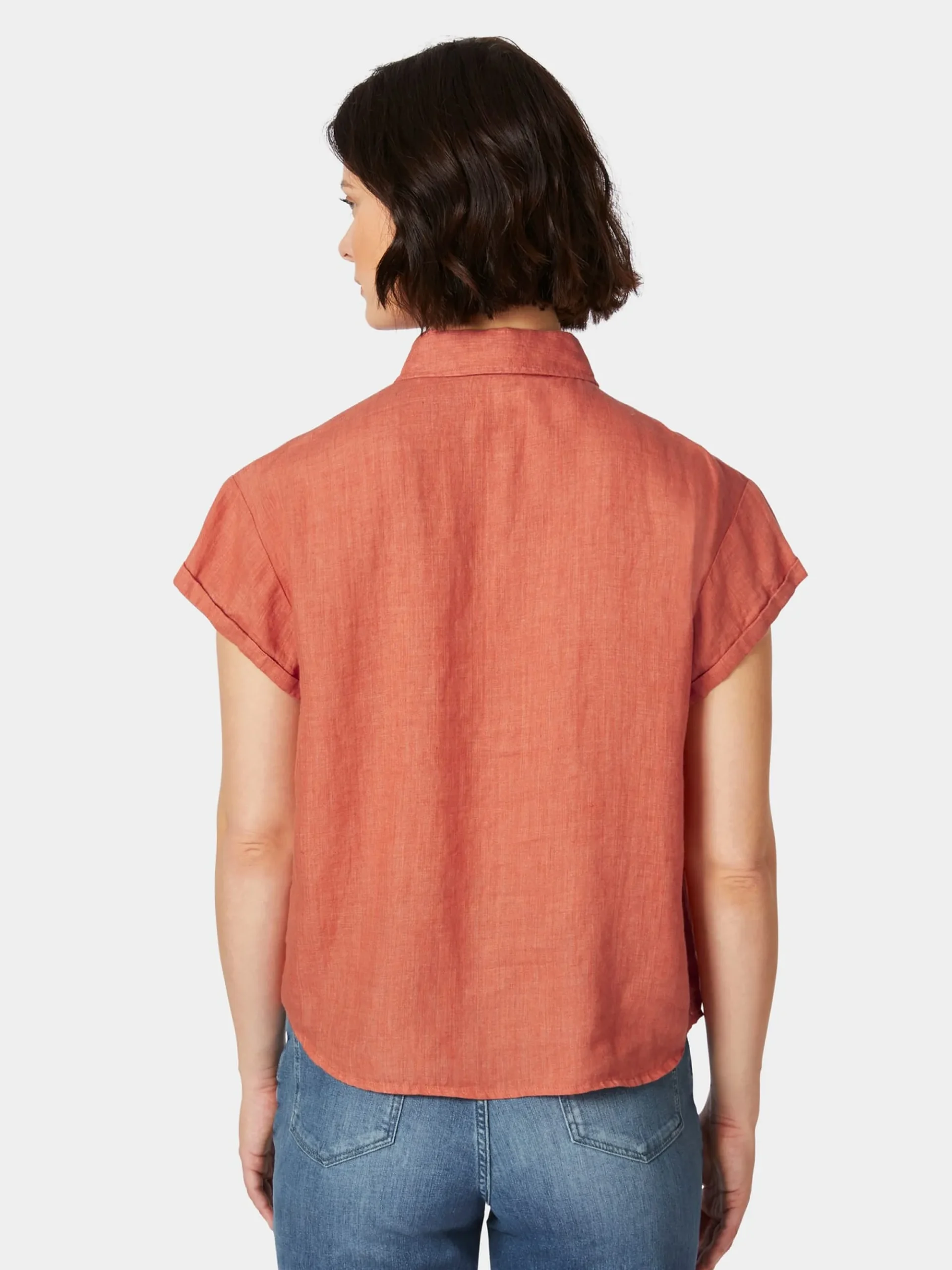 Blusen * Knowledge Cotton Apparel Daenbue Kurzar Orange