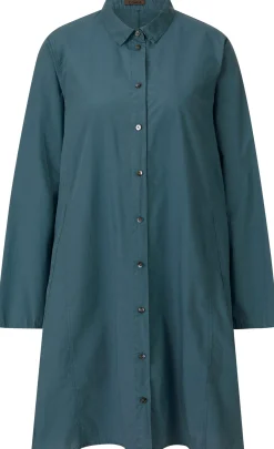Kleider|Blusen * Oska Damen-Blusenkleid Petrol
