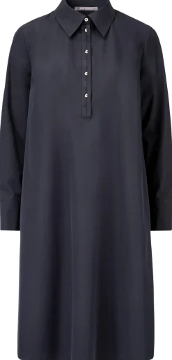 Kleider * Manufactum Damen-Blusenkleid Schwarz