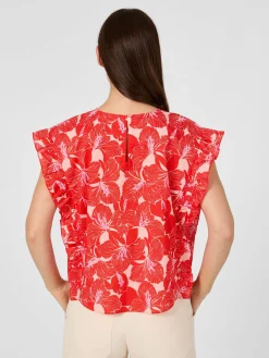 Blusen|Shirts & Tops * LANIUS Damen-Blusenshirt Volant