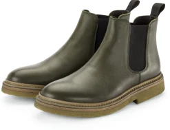 Stiefel|Klassische Damenschuhe * Punto Pigro Damen-Chelsea-Boot Oliv
