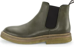 Stiefel|Klassische Damenschuhe * Punto Pigro Damen-Chelsea-Boot Oliv