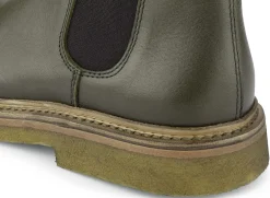 Stiefel|Klassische Damenschuhe * Punto Pigro Damen-Chelsea-Boot Oliv