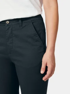 Hosen * Knowledge Cotton Apparel Damen-Chino Dunkelblau