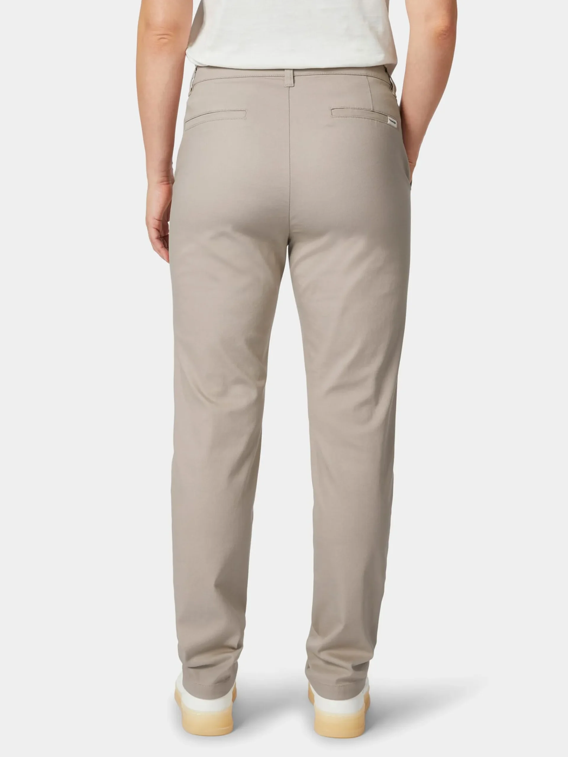 Hosen * Knowledge Cotton Apparel Damen-Chino Natur