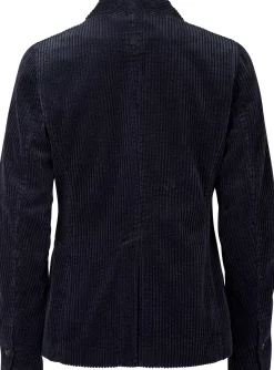 Blazer & Westen * Hannes Roether Damen-Cordblazer Dunkelblau