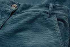 Hosen * Manufactum Damen-Cordhose weites Bein Blaugrau