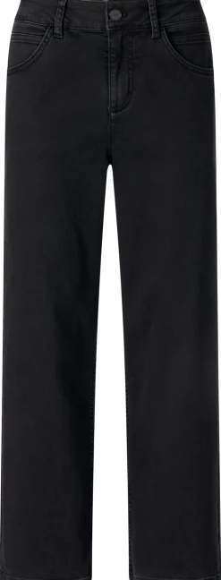 Hosen|Jeans * LANIUS Damen-Cropped-Jeans Schwarz