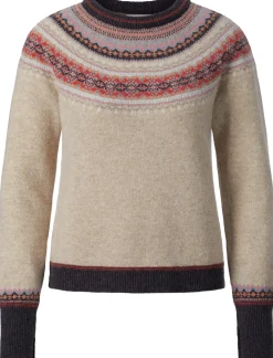 Pullover * Eribé Daen-Cropped-Pullover Natur