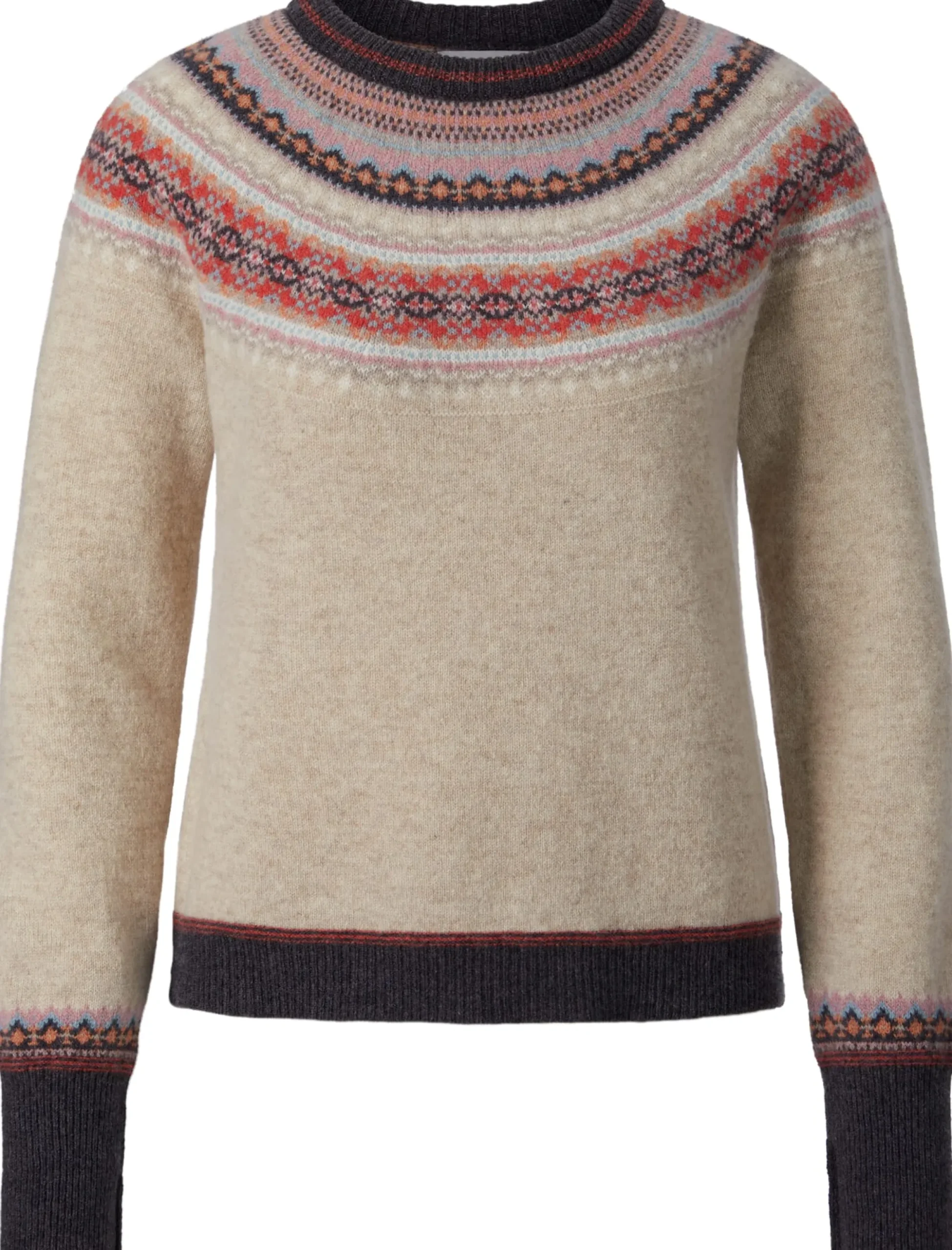 Pullover * Eribé Daen-Cropped-Pullover Natur