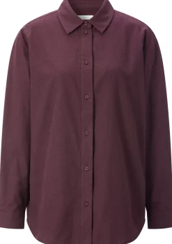 Blusen * Knowledge Cotton Apparel Daen-Fanebue Weinrot