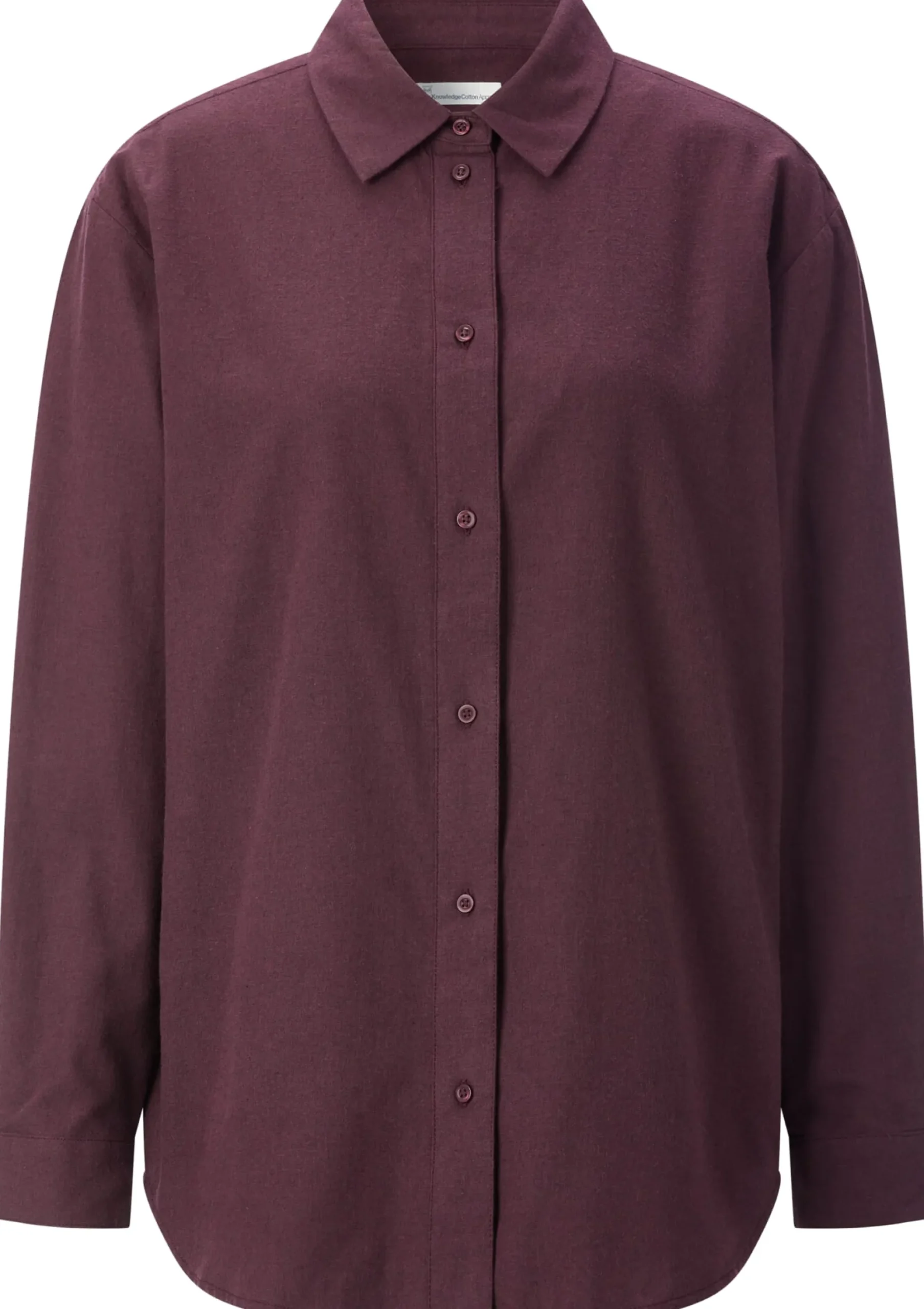 Blusen * Knowledge Cotton Apparel Daen-Fanebue Weinrot