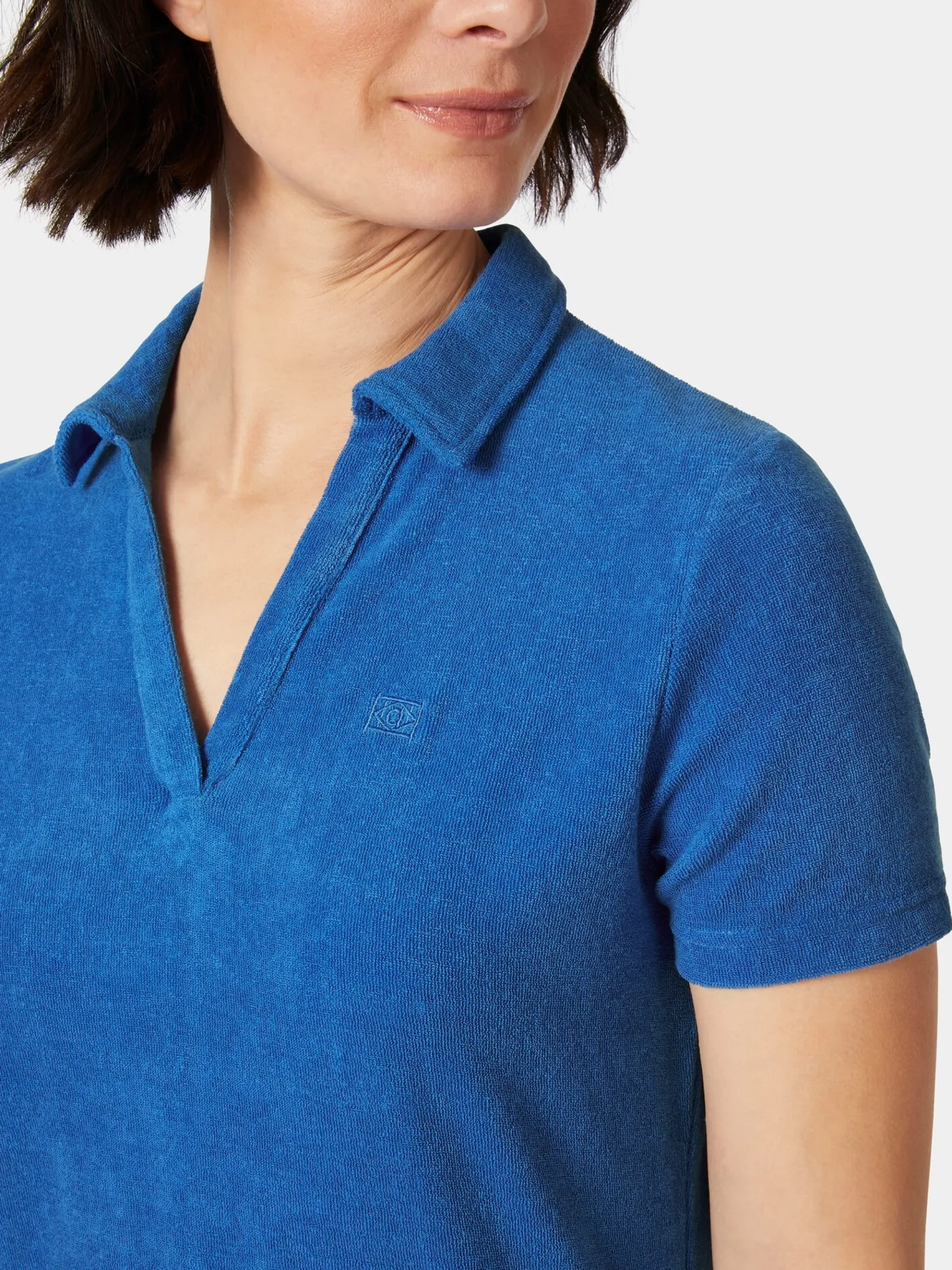 Kleider * Armor lux Damen-Frotteekleid Blau