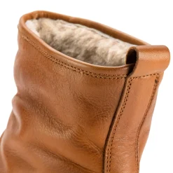 Stiefel * Punto Pigro Damen-Halbstiefel gefüttert Natur