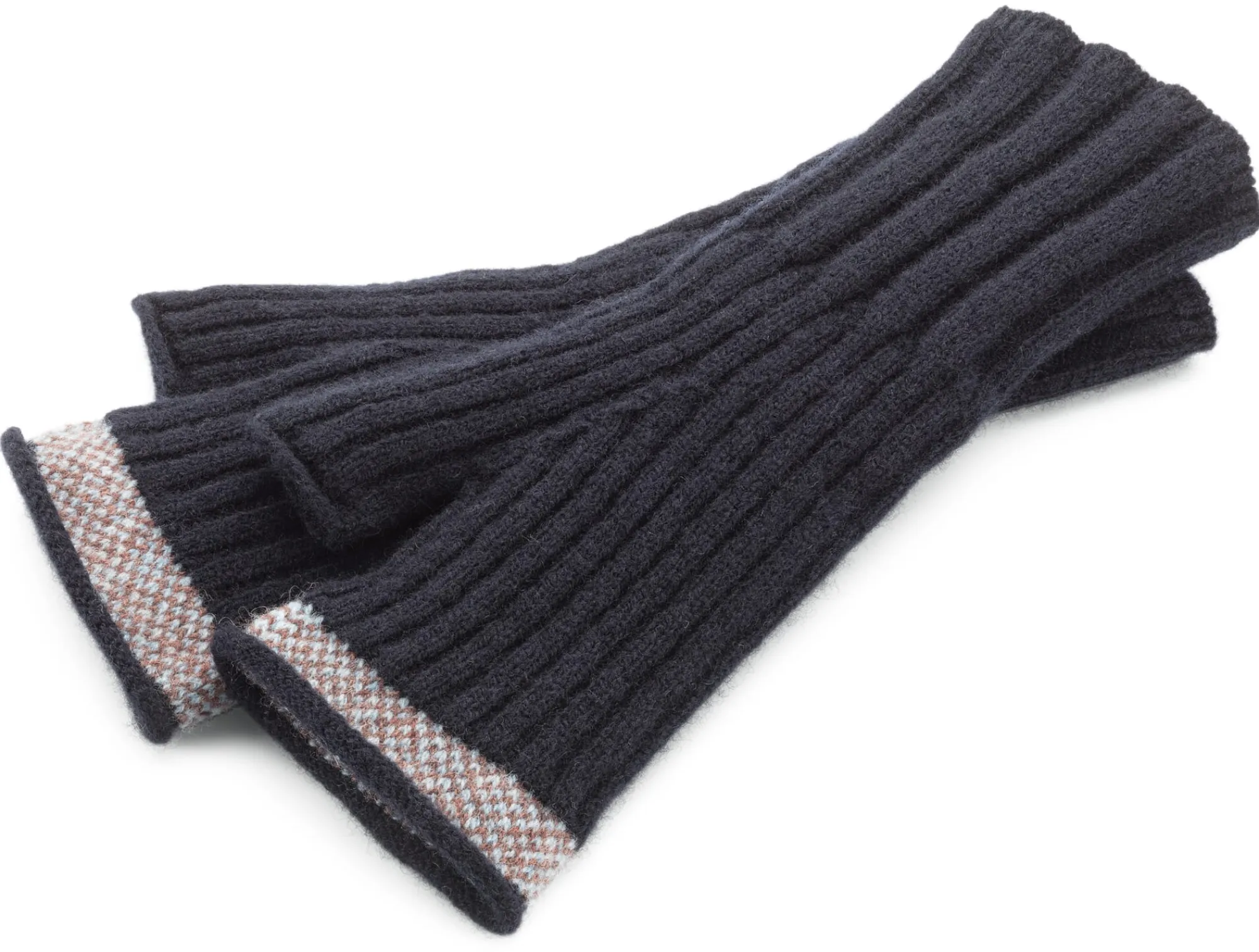 Handschuhe * Eribé Damen-Handschuh fingerlos, Dunkelblau