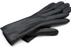 Handschuhe * TR Handschuhe Damenhandschuh Haarschafleder Schwarz
