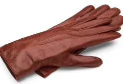 Handschuhe * TR Handschuhe Damenhandschuh Haarschafleder Cognac