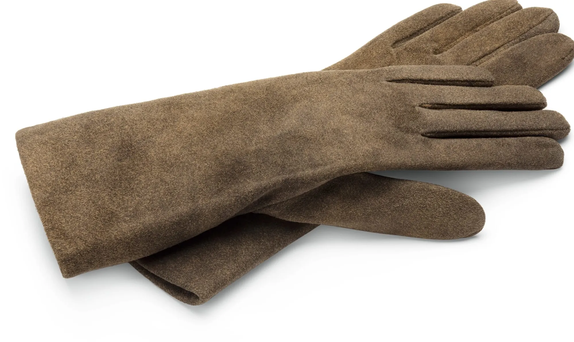 Handschuhe * TR Handschuhe Damenhandschuh Ziegenvelours Braun