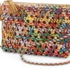 Umhänge- & Handtaschen * Allan K Damen-Handtasche geknüpft, multicolor