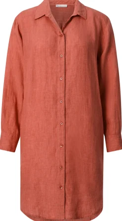 Kleider * Knowledge Cotton Apparel Daen-Hedbuenkeid Orange