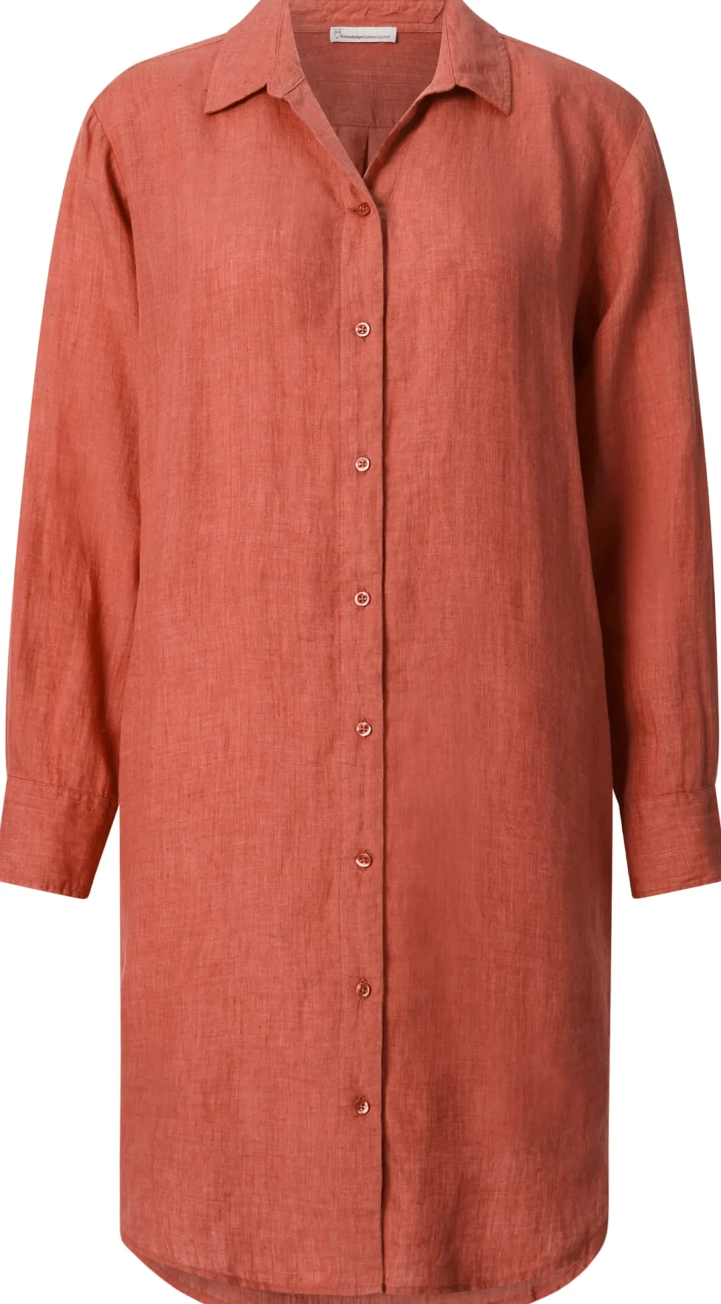 Kleider * Knowledge Cotton Apparel Daen-Hedbuenkeid Orange