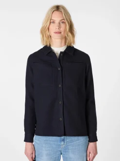 Jacken * Knowledge Cotton Apparel Daen-Hedjacke Woe Dunkelblau