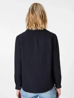 Jacken * Knowledge Cotton Apparel Daen-Hedjacke Woe Dunkelblau