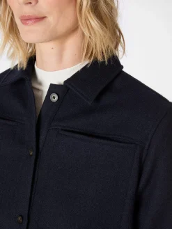 Jacken * Knowledge Cotton Apparel Daen-Hedjacke Woe Dunkelblau