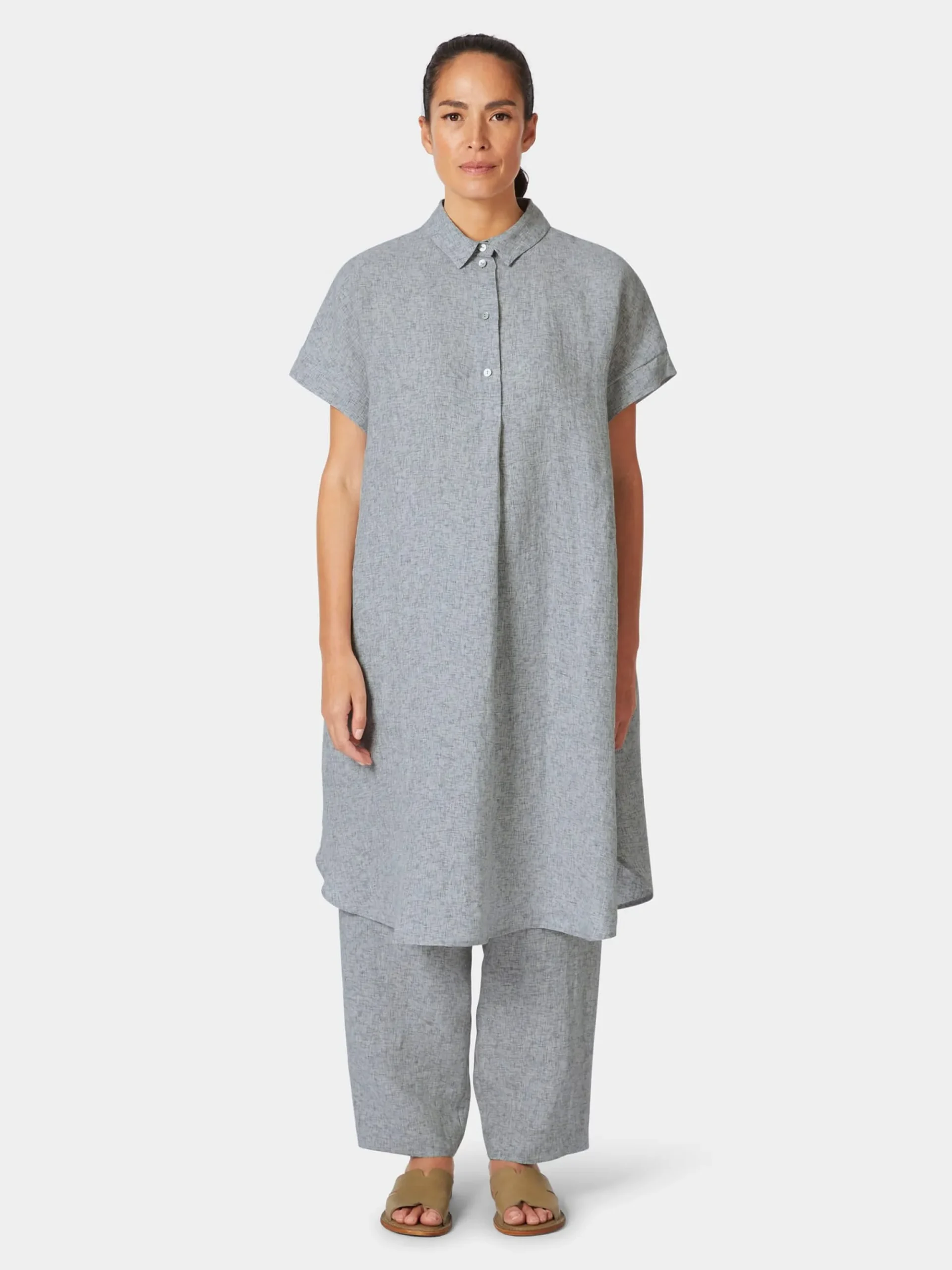 Kleider * Oska Damen-Hemdkleid