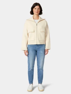 Jacken * Armedangels Damen-Hüftjacke Naturweiß
