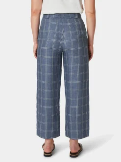 Hosen * Manufactum Damenhose kariert Hellblau