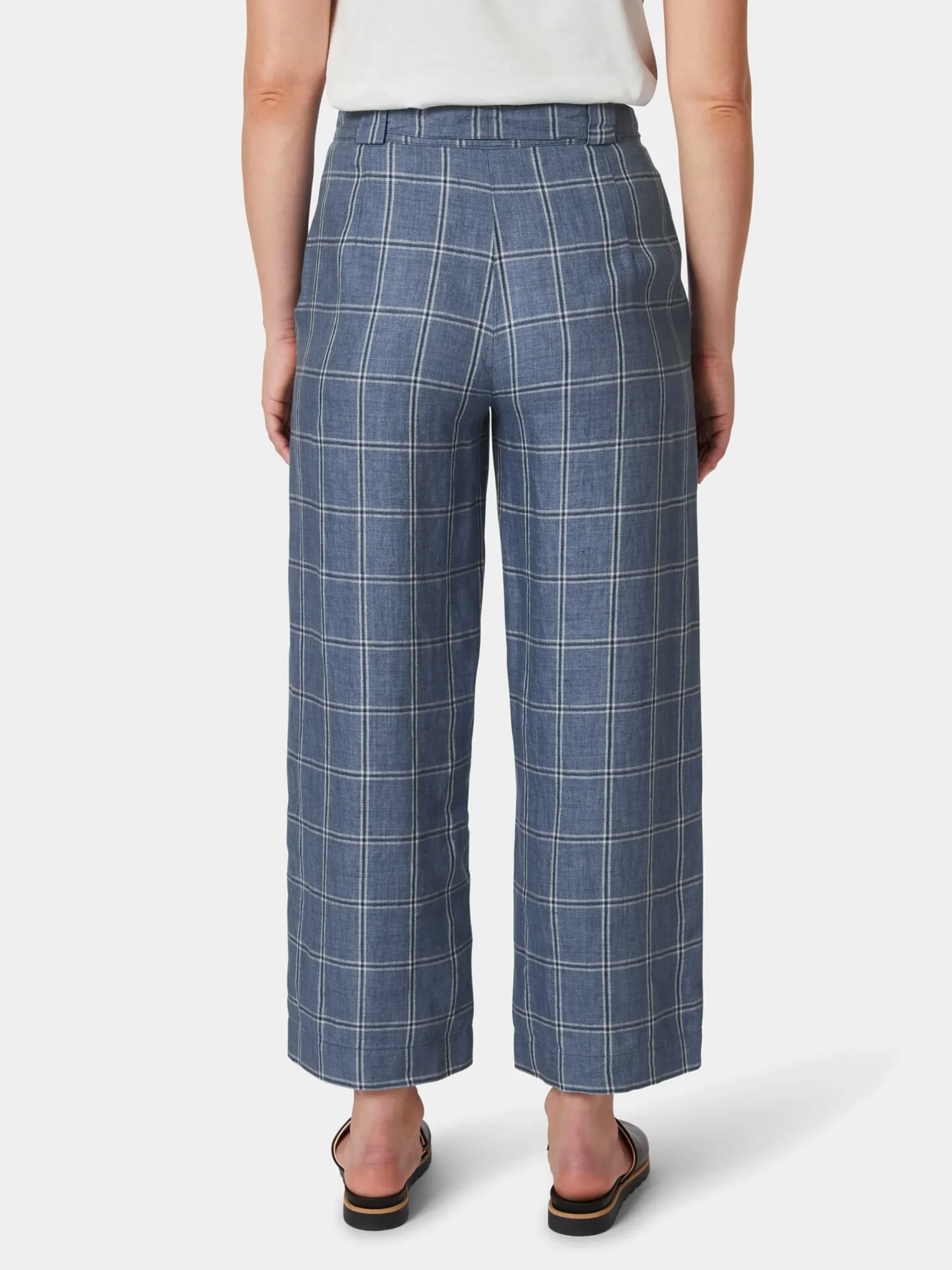 Hosen * Manufactum Damenhose kariert Hellblau