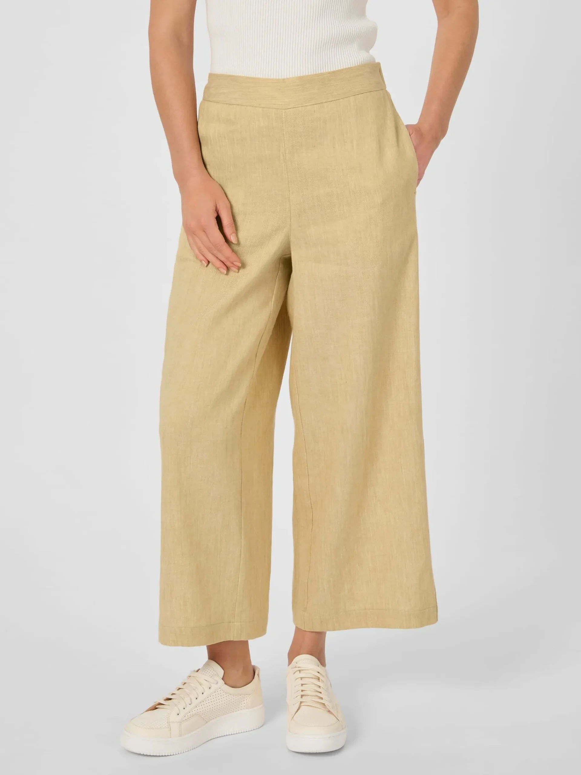 Hosen * LANIUS Damenhose Leinen-Baumwolle