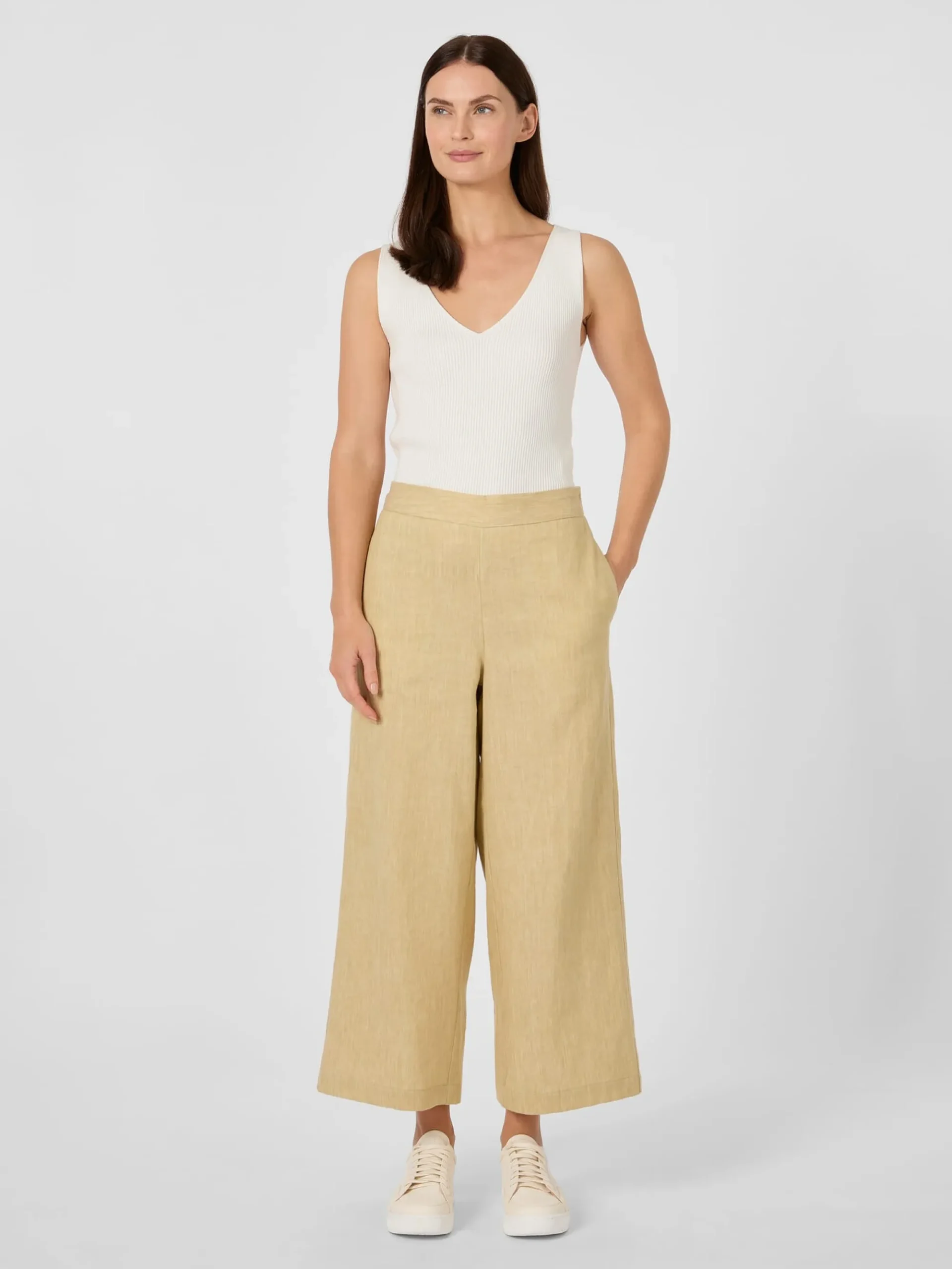 Hosen * LANIUS Damenhose Leinen-Baumwolle