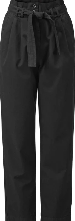 Hosen * Manufactum Damenhose Paperbag Schwarz