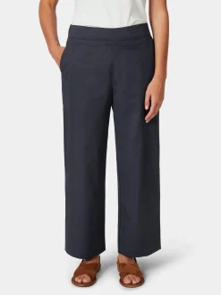 Hosen * LANIUS Damenhose Popeline Dunkelblau