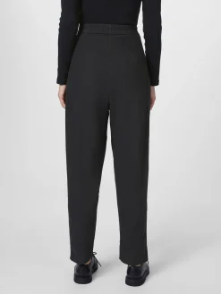 Hosen * Oska Damenhose Saumaufschlag Dunkelgrau