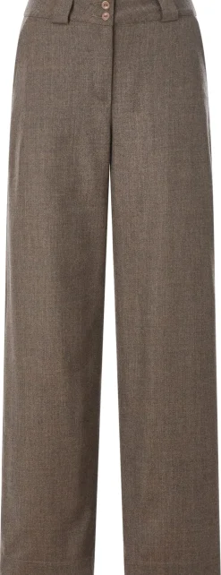 Hosen * Manufactum Damenhose Schurwolle Braunmelange