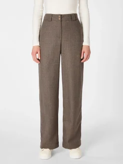 Hosen * Manufactum Damenhose Schurwolle Braunmelange