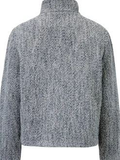 Jacken * LANIUS Damenjacke mit Stehkragen Blaumelange