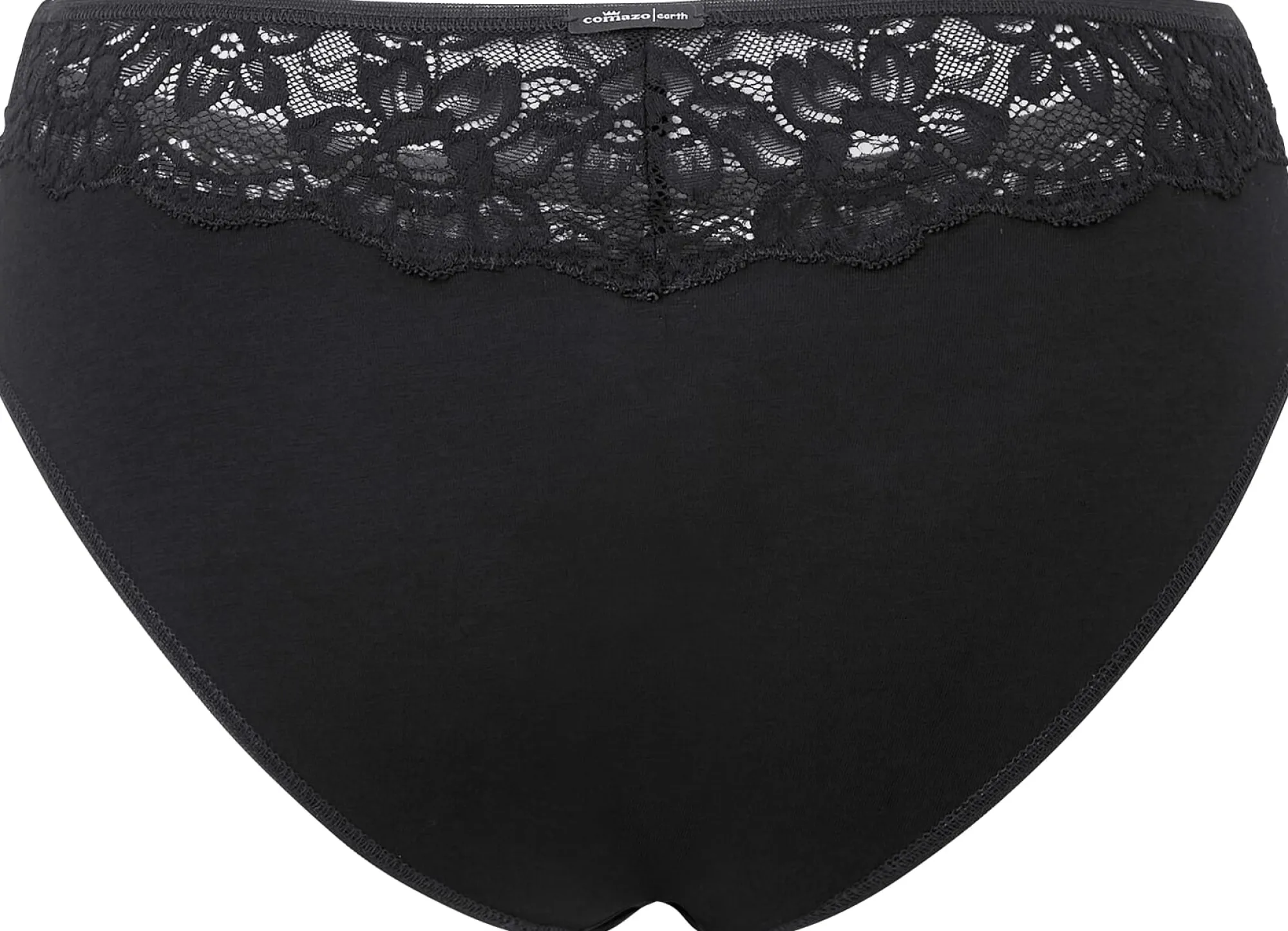 Wäsche * Comazo Damen-Jazzpants mit Spitze Schwarz